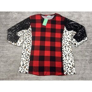 Sunshine & Rodeos‎ Sweater Womens 2XL Multicolor Sequin Long Sleeves NWT